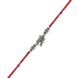I Jewels Thread Rakhi With Roli Chawal & Greeting Card-picture-15