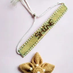 Sangria Beaded Wraparound Rakhi image 2