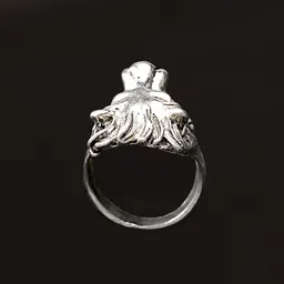 The Roadster Lifestyle Co. Men Silver-Plated Stone-Studded Finger Ring image 4