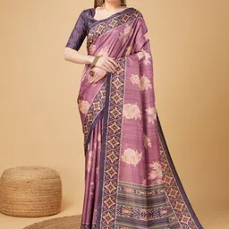 DOI MOI Floral Printed Saree-picture-22