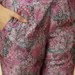 Jaipur Kurti Printed Top With Flared Palazzos Co-Ords image 3