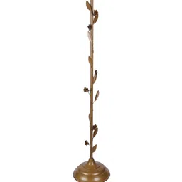 Homesake Antique Gold-Toned & Red Metal Floor Lamp image 5