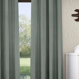 Fashion String Grey Black Out Window Curtain image 1