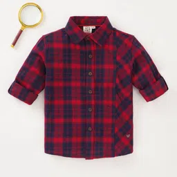 Ed-a-Mamma Boys Tartan Checked Opaque Casual Shirt-picture-35