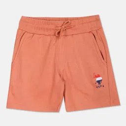 U.S. Polo Assn. Kids Boys Mid-Rise Pure Cotton Shorts-picture-31