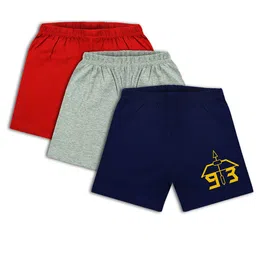 CoolTees4U ack Of 3 Boys Graphic Printed Cotton Shorts image 1