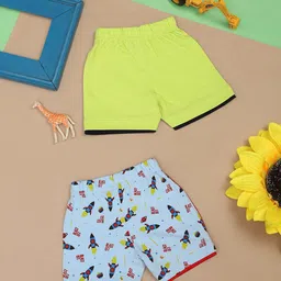 V-Mart Infants Pack of 2 Printed Cotton Shorts image 4