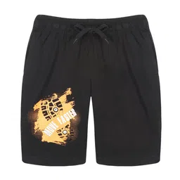 KiddoPanti Pack Of 5 Boys Typography Printed Cotton Regular Shorts image 2