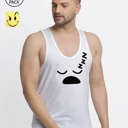 Friskers Men White & Yellow 2 Printed T-shirt-picture-10