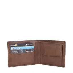 Urbano Fashion Men Textured Leather Two Fold Wallet image 3