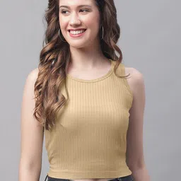 Friskers Vertical Striped Round Neck Tank Top-picture-32