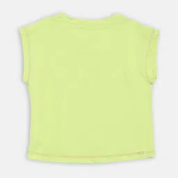 ELLE Girls Green Solid Top image 2