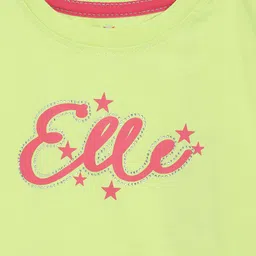 ELLE Girls Green Solid Top image 3