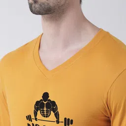 Friskers Typography Printed V-Neck T-shirt image 4