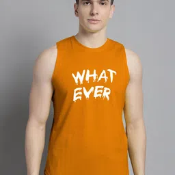 FBAR Typography Printed Pure Cotton Sleeveless Innerwear Vest-picture-10