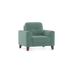 urban ladder create Verona Sofa Set (Colour : Dusty Turquoise Velvet , Seater : 3+2+1+1) image 6