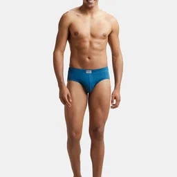 Jockey Men Pack of 3 Cotton Solid Poco Briefs with Ultrasoft Concealed Waistband 8035-0305 image 5