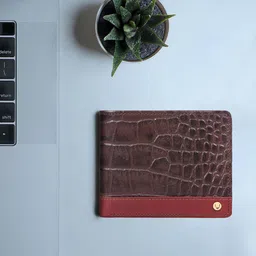 Hidesign Men Brown Textured Leather Two Fold Wallet-picture-46