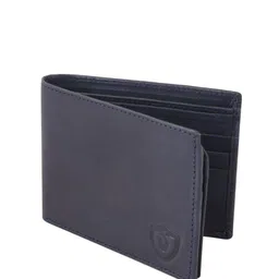 Keviv Men Textured Leather Two Fold Wallet image 2