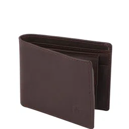 Keviv Men Textured Leather Two Fold Wallet image 3
