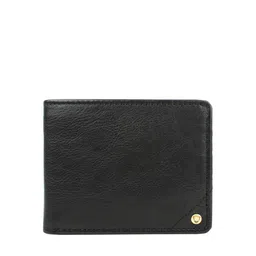 Hidesign Men Black Textured Leather Two Fold Wallet image 5
