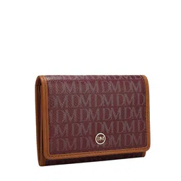 Da Milano Unisex Typography Printed Leather Two Fold Wallet image 3