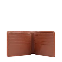 Hidesign Men Tan Brown Solid Leather Two Fold Wallet image 4