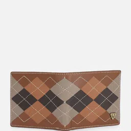 Allen Solly Men Geometric Printed Leather Two Fold Wallet image 4