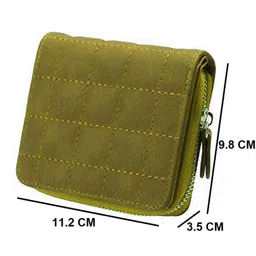 Alexvyan Women Checked PU Two Fold Wallet image 5