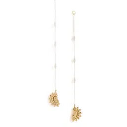 Nuyug Gold Brass Gold Plated Pair Of Ear Chains-picture-13