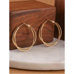 Palmonas Womens Waterproof and Anti Tarnish Twin Lumina Hoop Earrings-picture-26