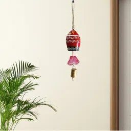 JASMEY HOMES Fish Wind Chimes For Home Balcony with Sound - Red-picture-28