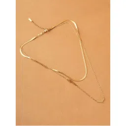 Palmonas Womens Waterproof and Anti-Tarnish Layered Love Necklace-image-9