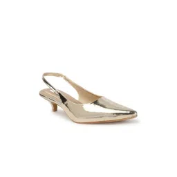 ELLE Gold Backstrap Party Women Pumps image 4