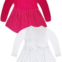 KidzzCart Polka Dot Print Fit & Flare Dress image 5