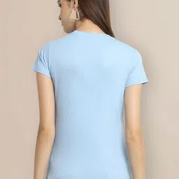 Metronaut Women Pack of 3 Graphic Printed Round Neck Cotton T-shirts image 5