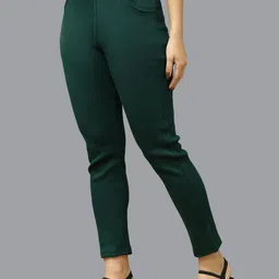 Valles365 by S.C. Pack Of 2 Plus Ankle Length Woolen Leggings image 5