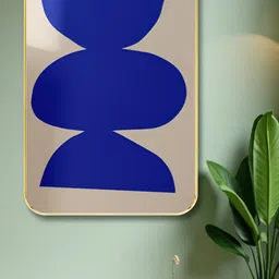 Aura Blue Abstract Wall Paintings-picture-40