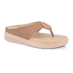 The Roadster Lifestyle Co Round Toe Slip-On T-Strap Flats image 3