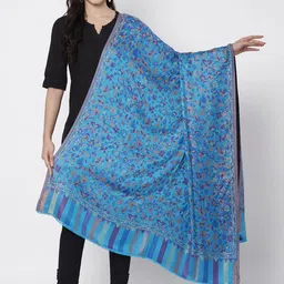MUFFLY Floral Woven Design Shawl-picture-36