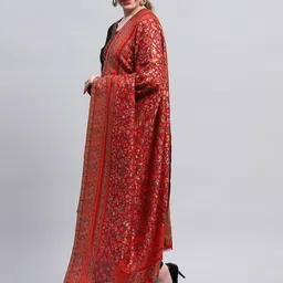 Monte Carlo Floral Woven Design Shawl image 3