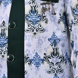 BAESD Boys Printed Sherwani Set image 2