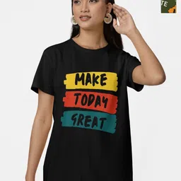 Reifica Women Typography 2 Printed Bio Finish T-shirt-picture-10