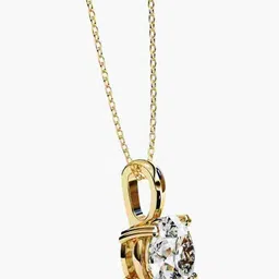 VALANOVA BIS Hallmark 14K Gold Diamond Studded Pendant - 0.84 g image 3