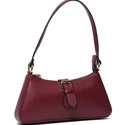 ERIDANI Women Solid Baguette Shoulder Bag image 2