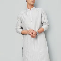 max Striped Woven Design Thread Work Straight Kurta-picture-28