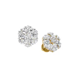 Sparkles 14Kt Gold Drop Earrings With 2.14 Carat Lab Grown Diamond - 1.5 g image 2