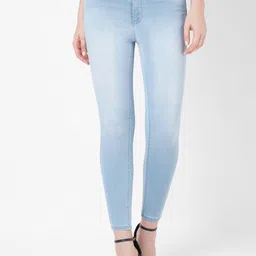 Kraus Jeans Women Super Skinny Fit Mid-Rise Light Fade Stretchable Jeans-picture-19