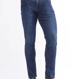 The Collection Men Mdium Blue Slim Fit Mid-Rise Jeans-picture-38