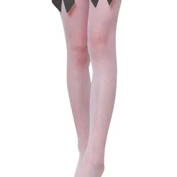 NESKA MODA Thigh-High Bow Detail Sheer Stockings-image-19
